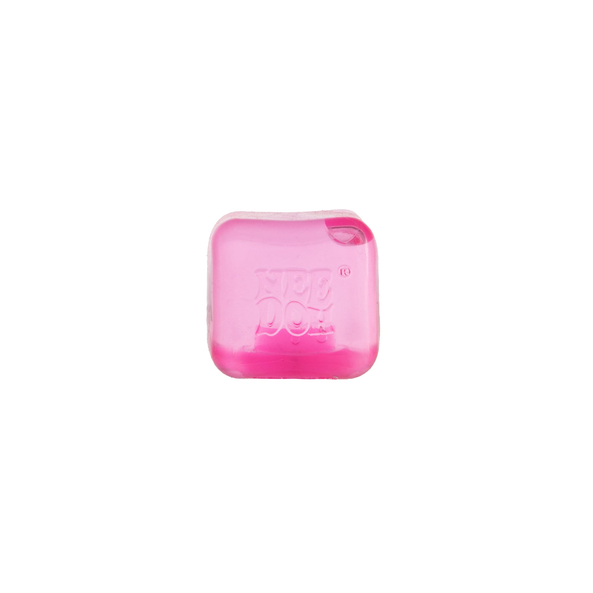 Satisfying Crunch NeeDoh Nice Ice Baby | Series Canyon Trail - Crystal Clear Squishable Ice Cube NeeDoh Detail