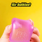 Translucent Jelly NeeDoh Nice Cube | Series Elm Bridge - Translucent Jelly Cool Cube Sensory Toy Detail